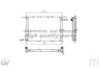 ASHUKI N651-12 Radiator, engine cooling